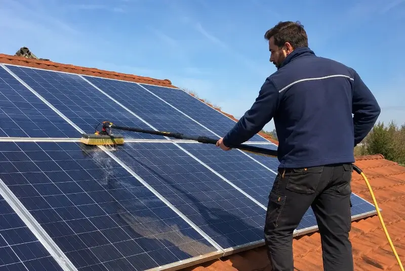 Nettoyage et entretien de panneaux solaires à Wilwisheim